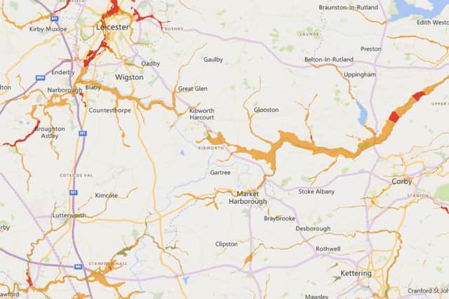 Flood warnings still remain in place in the Harborough district.