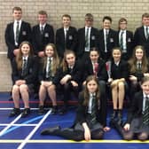 The Robert Smyth Academy swimmers who won two county titles