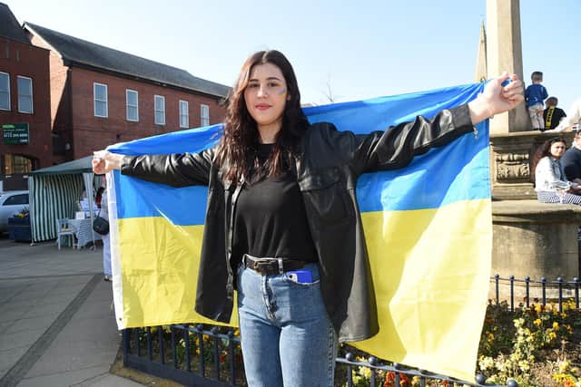 Valeria has arrived in Market Harborough after escaping from Ukraine.
PICTURE: ANDREW CARPENTER