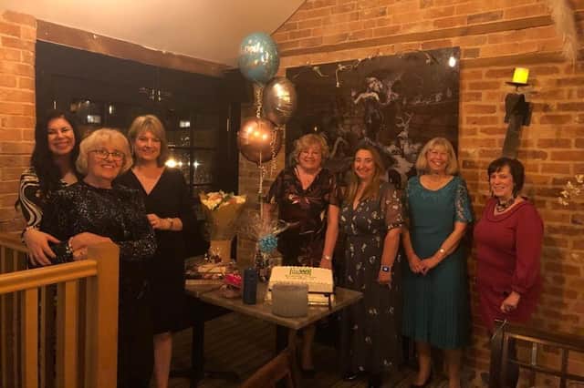 Little Bowden WI celebrated their anniversary at the Waterfront for a meal and to toast their achievement, where they were joined by previous presidents, representatives from the WI federation and previous members from over the years.
