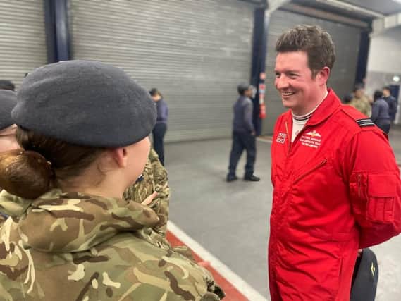 Patrick Kershaw meets cadets