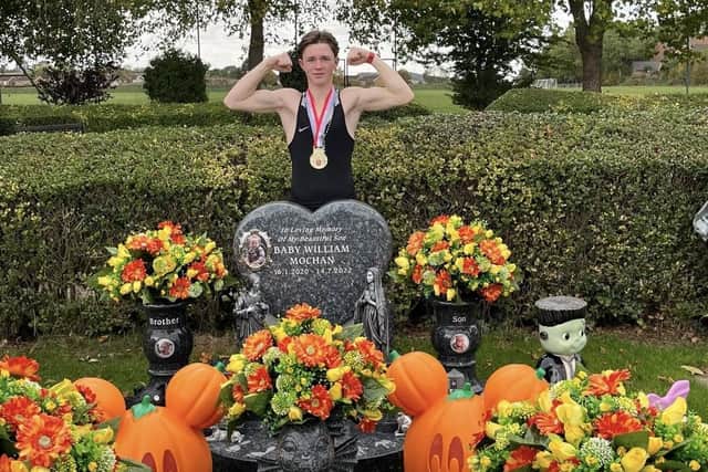 Patsy-Joe Mochan pays tribute to his late baby brother, William.