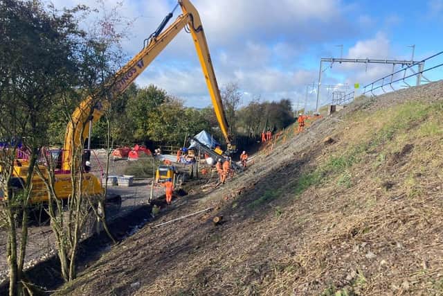 Train services in the Market Harborough area are currently being disrupted as Network Rail undertakes urgent repair work to the railway line through Braybrooke.