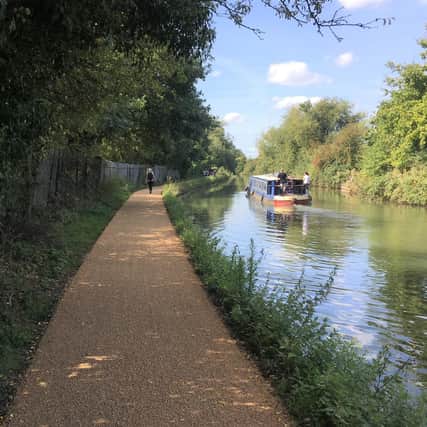 What the final towpath surface will look like