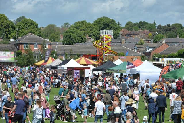 Busy scenes during Harborough carnival 2022.
PICTURE: ANDREW CARPENTER