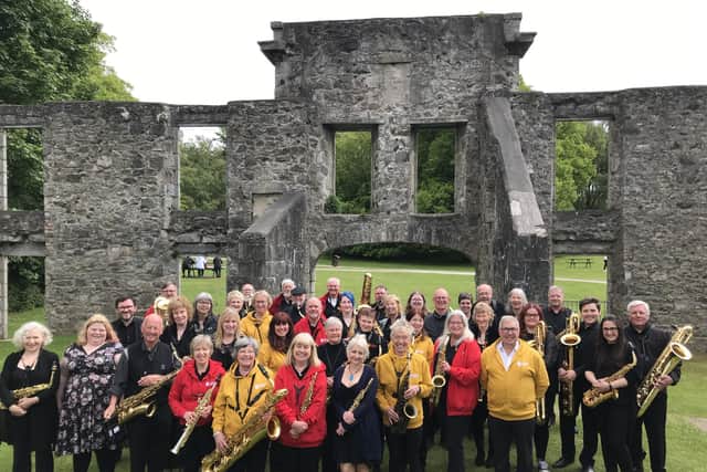 Pheonix and Aberdeenshire Saxophone Orchestras perform at Aden Country Park