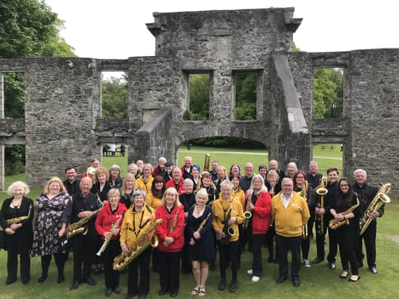 Pheonix and Aberdeenshire Saxophone Orchestras perform at Aden Country Park