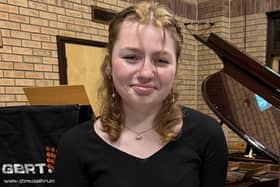 Flautist Flo Smith won win first prize for her performance of John Rutter’s Waltz.