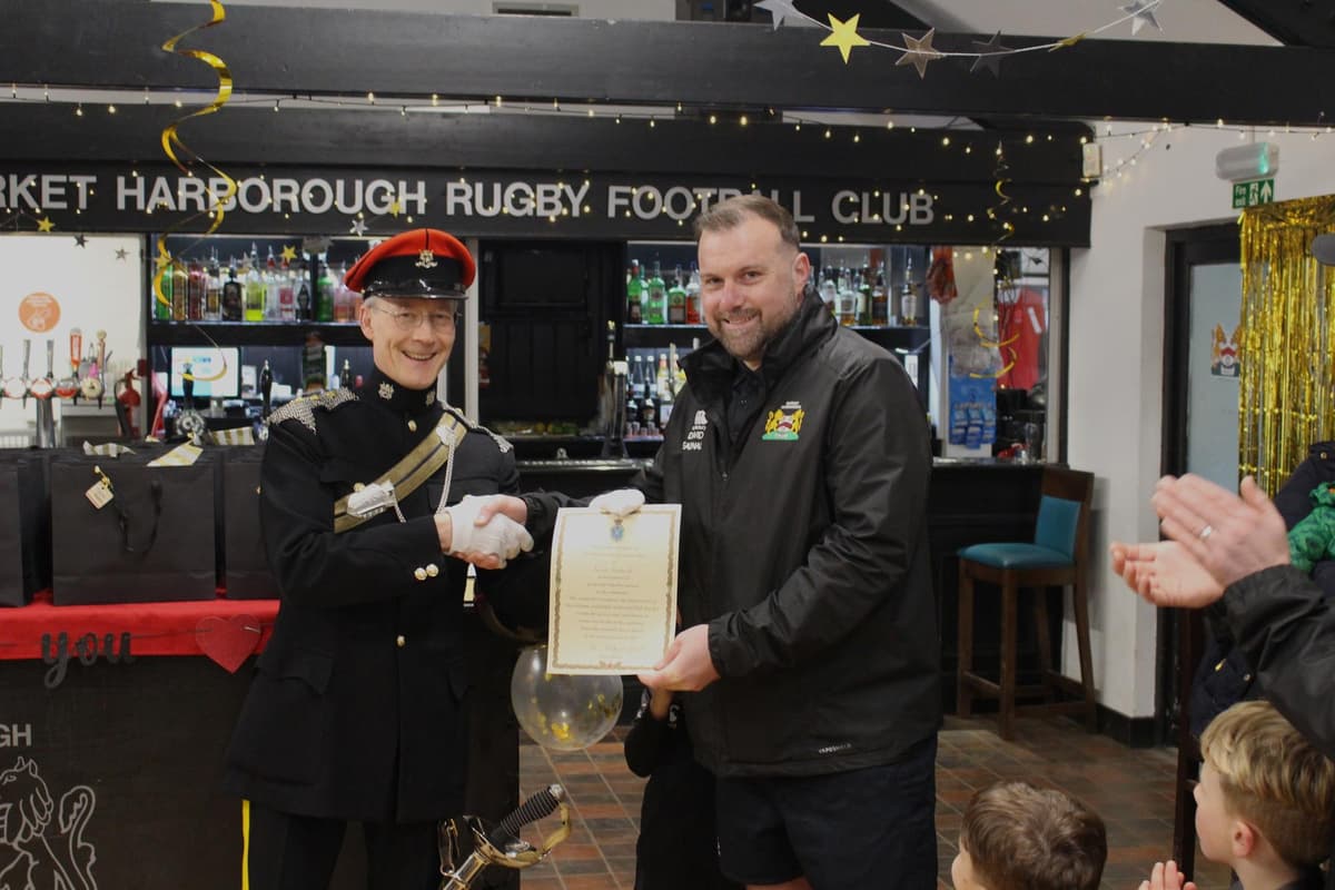 Tim Harris Rugby Coach Volunteer rugby coach wins high sheriff award for bringing children and ...
