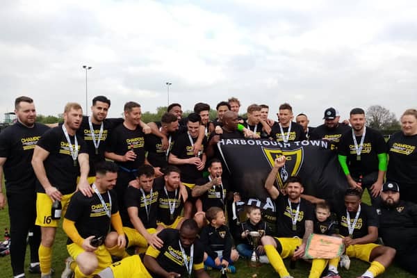 It was a weekend of celebration after Harborough Town clinched the United Counties League Premier Division South title