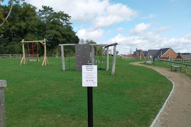 Another play area on the site