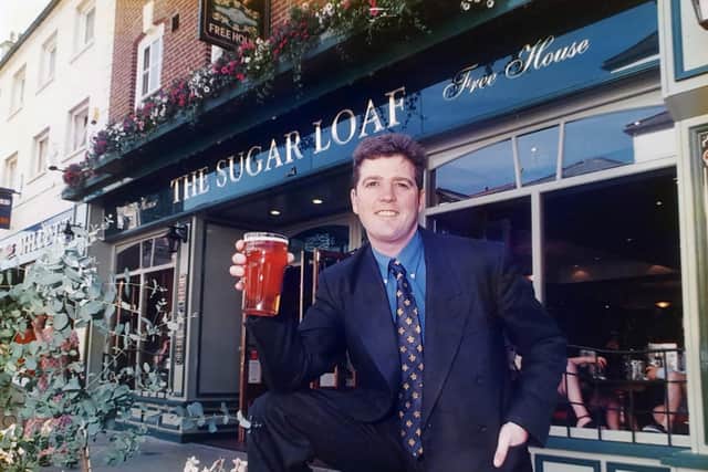 The opening of the Sugar Loaf on August 6 1998 with new landlord Grant.