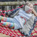 The playground features new areas for both younger and older children.