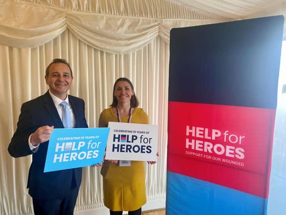MP Alberto Costa attends Help For Heroes reception at the House of Parliament.