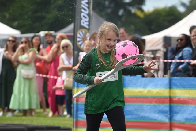 Action during it's a knockout.