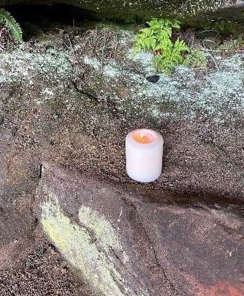 Alison's sabbatical candle