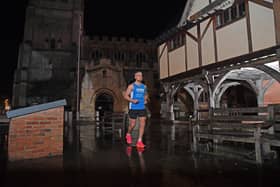 Tim Gorman-Powell has started his running challenge