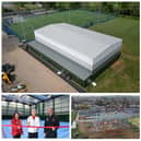 Photos of the new sports hall