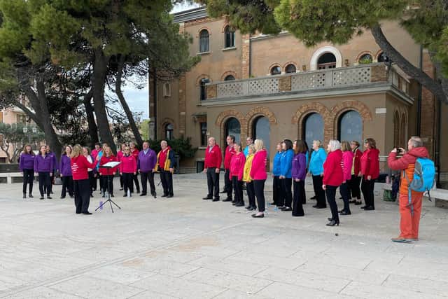 Almost 40 members of Great Bowden Recital Trust (GBRT) Adult Vocal Choir travelled to the Friuli-Venezia Giulia region in north-east Italy for a concert tour last week.