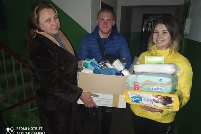 Aid has already arrived in Ukraine