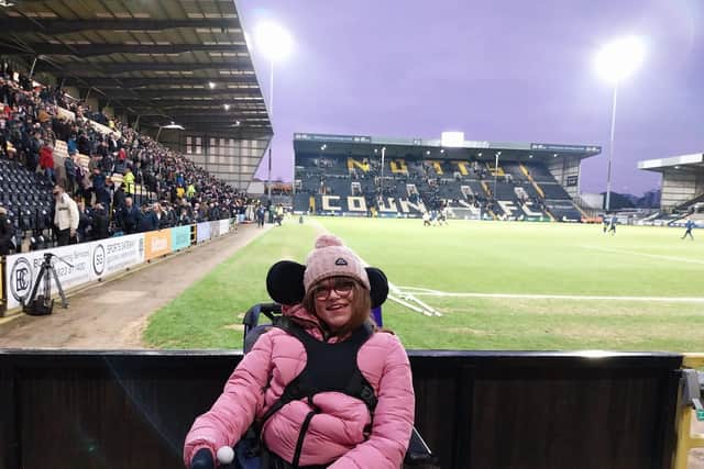 Erin at Notts County FC.