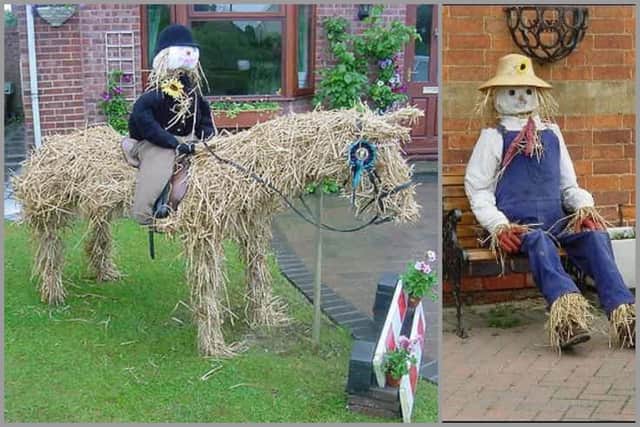Scarecrows in Lubenham. Picture: Robert Broad