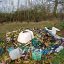 More rubbish has been dumped at the site.