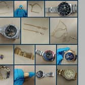 Police are looking for the owners of the stolen jewellery and watches pictured.
