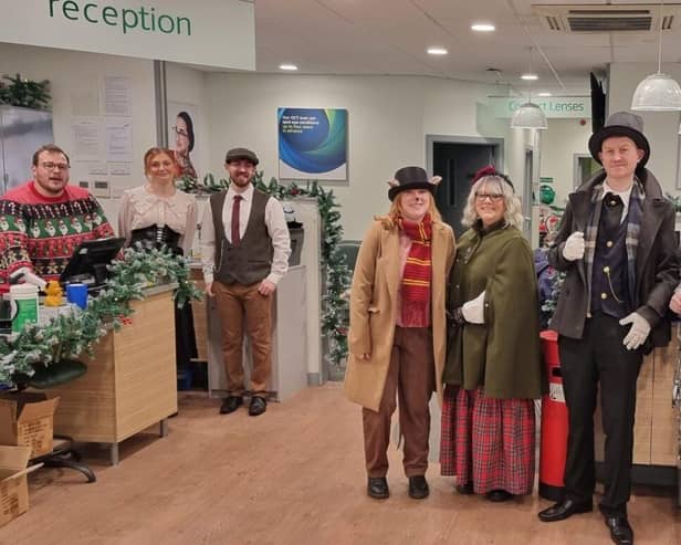 Specsavers Market Harborough brought festive favourite, A Christmas Carol, to life for charity