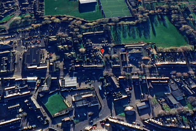 The Army Cadet Force buildings in Yeomanry Court
Image: Google Earth