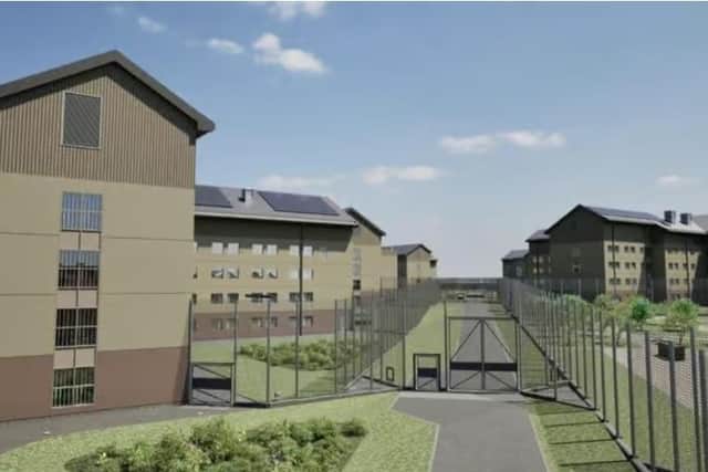 Images of how the prison might look.