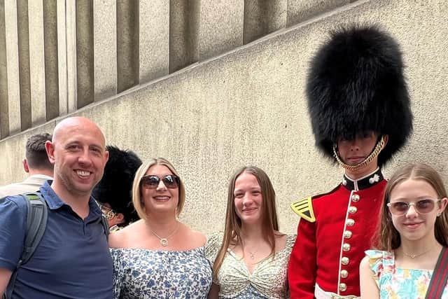 Joshua's mum and dad Mark and Donna and his younger sisters Lucy, 16, and Ellie, 12, watched the former Welland Park Academy pupil play his drum on a day they’ll never forget.