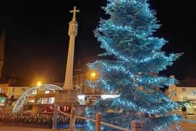 Christmas lights in town centre. Picture: Iconic Media Group
