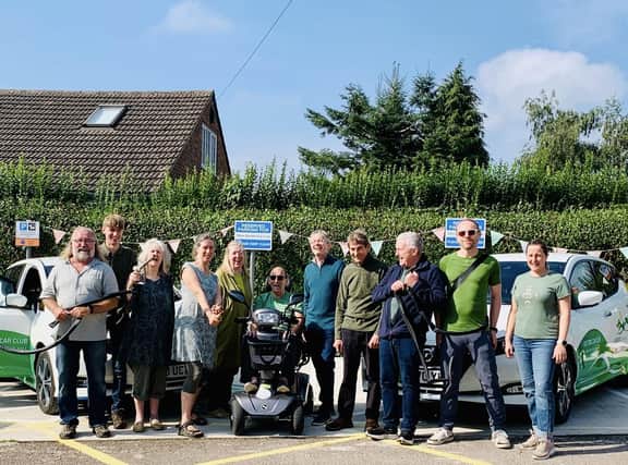 Residents celebrate their new rural car club
