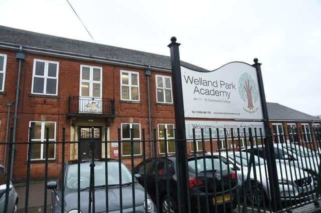 An email was sent to parents at Welland Park Academy