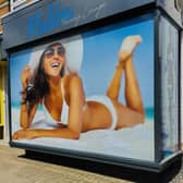 The salon received two complaints about its 'offensive' window display.