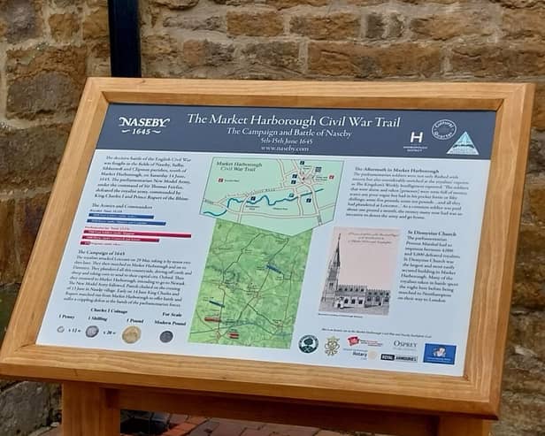 Six information boards will tell the story of the pivotal battle.