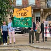 Campaigners are urging investment in fossil fuels to stop