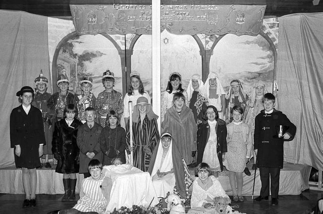 Shirebrook's Park Junior School nativity in 1970 - spot any familiar faces?
