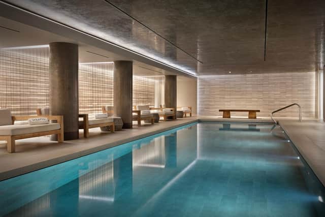 Relax in the hotel's spa area with a gorgeous pool