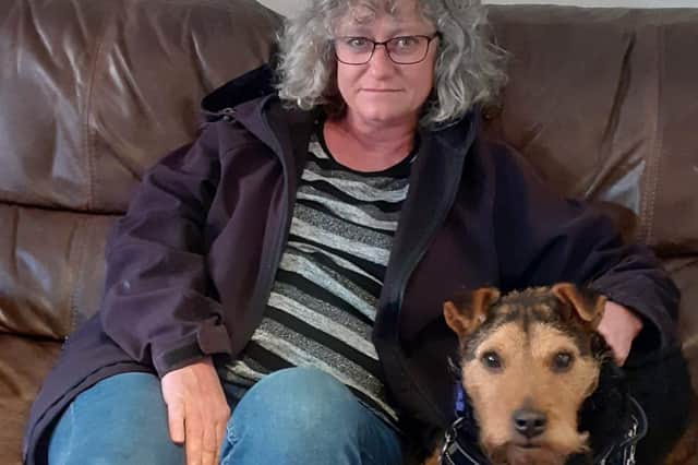 Thrilled Penny Farnsworth said she was “overjoyed” after being reunited with adventurous Bob the Lakeland terrier after his astonishing ordeal.