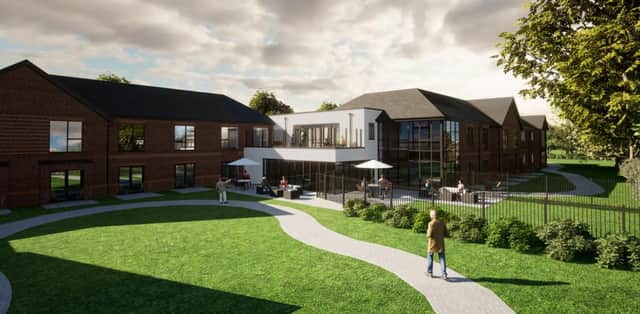 An image of the proposed new care home in Kibworth which has been turned down.