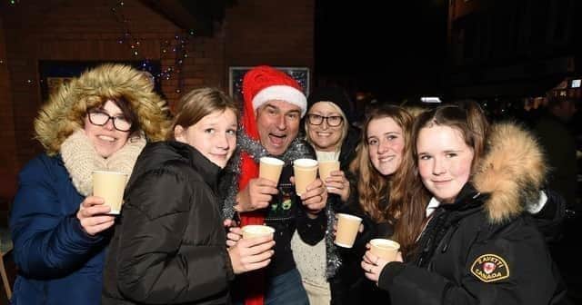 Merry-making fun at last year's light switch on in Lutterworth. Image: Andrew Carpenter