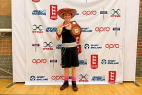 Patsy-Joe Mochan is the England Boxing National Development Champion. (Photo credit: Leicester Lightning ABC)