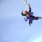 Chelsea previously took on a skydive for the charity