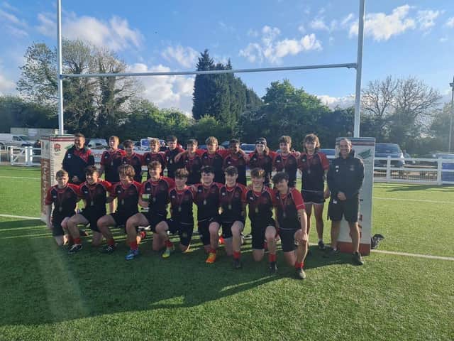 Welland Park Academy's U16 team are the County champions
