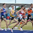 Harborough AC's Adam Barber in action at the UK Championships in Manchester