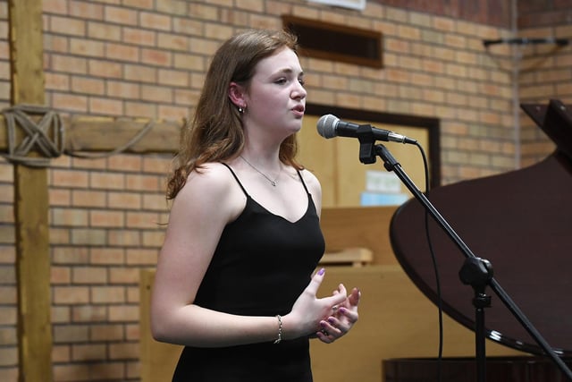 Maisie Meldrum sings Say the Word.
PICTURE: ANDREW CARPENTER