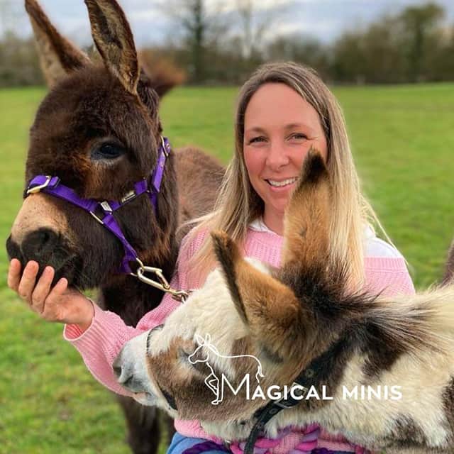 Helen Tomlin has set up an exciting new venture helping people in the Market Harborough area with her beloved miniature donkeys.