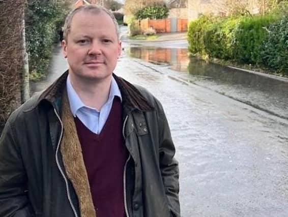 MP Neil O'Brien in flood-hit Great Glen